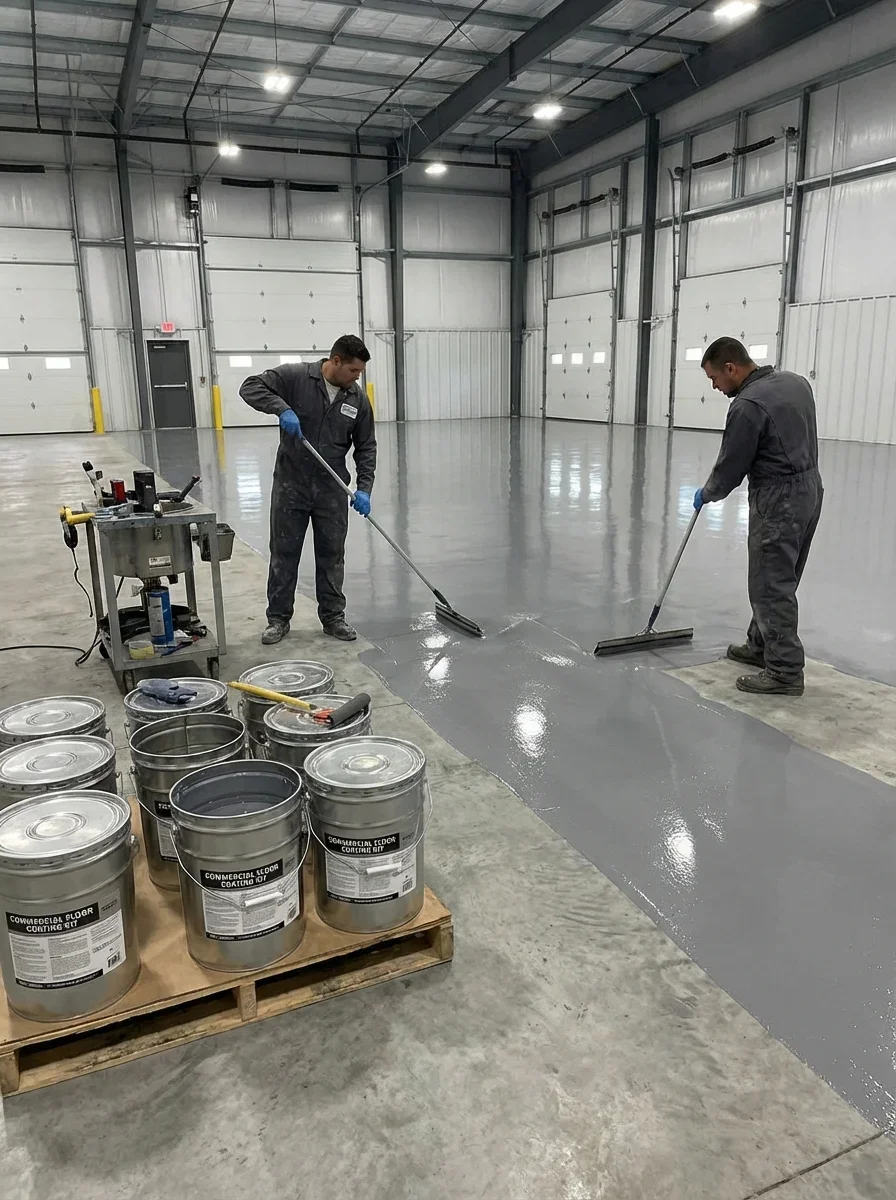 Commercial Floor Coating — Industrial-Grade Epoxy & Polyaspartic Systems
