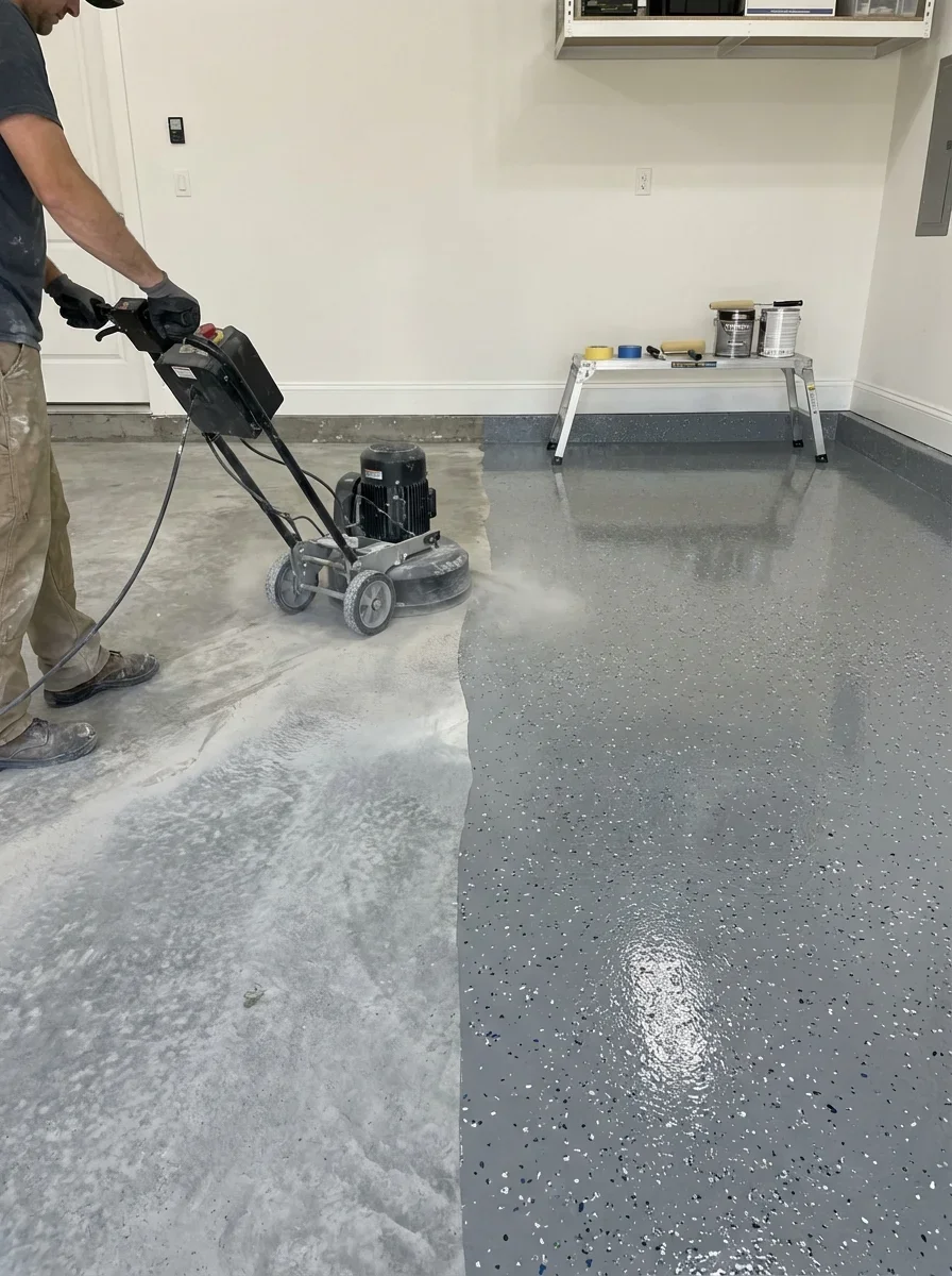 Floor Prep & Repair — Why Surface Preparation Makes or Breaks Your Epoxy