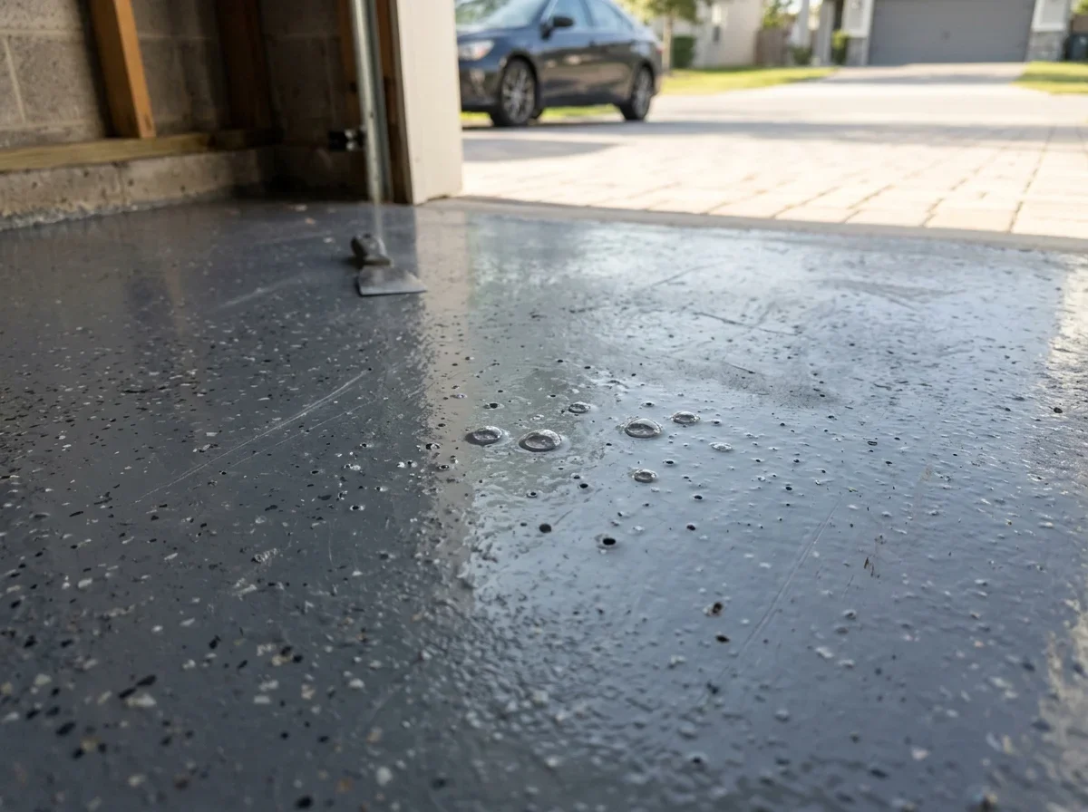 Bubbles in an Epoxy Garage Floor: Causes and Fixes