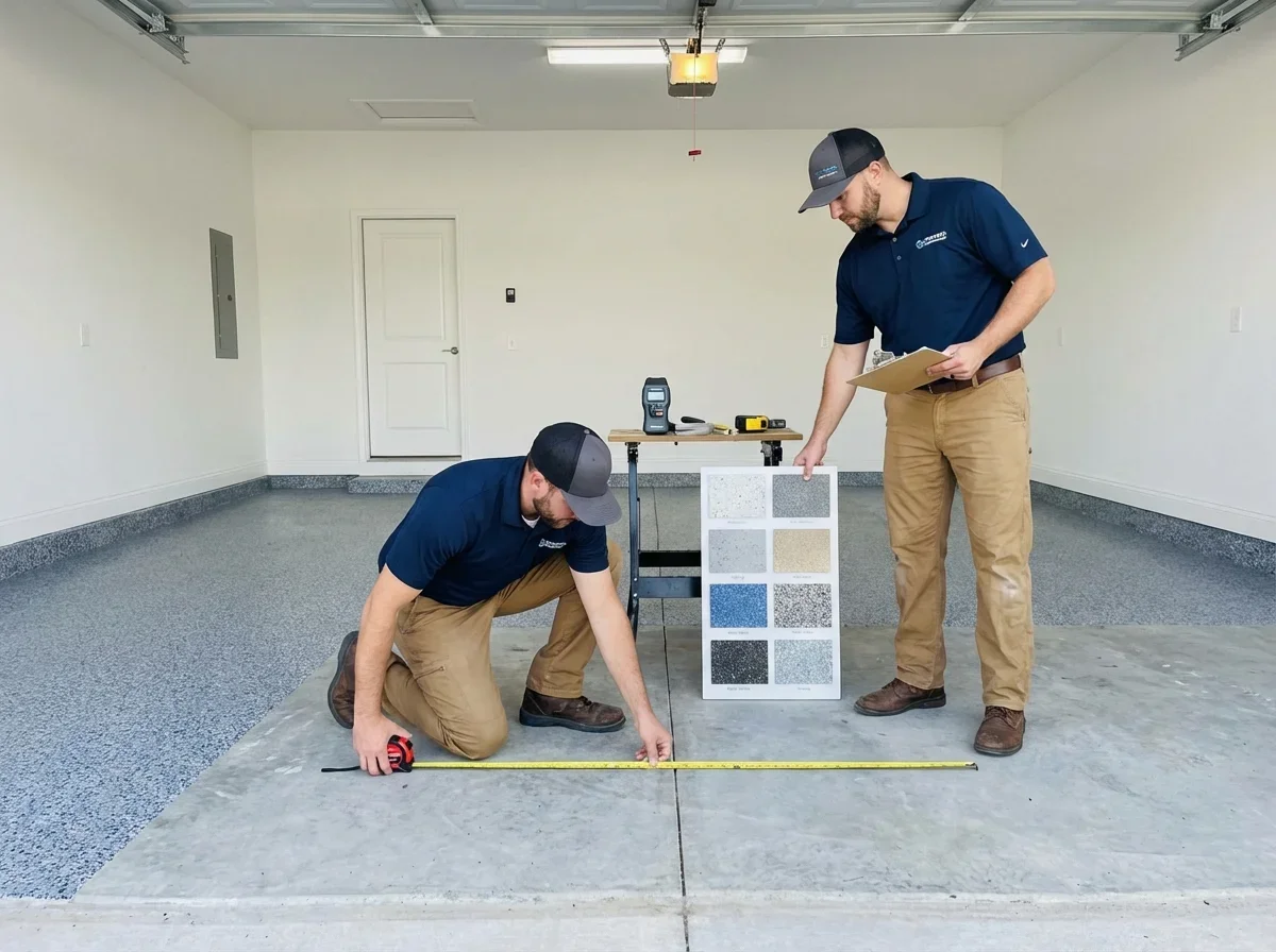 How Contractors Calculate Your Project Cost — epoxy garage floor cost