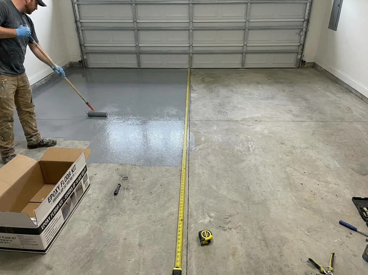Coverage Reality for 2-Car Garages — best epoxy garage floor kit