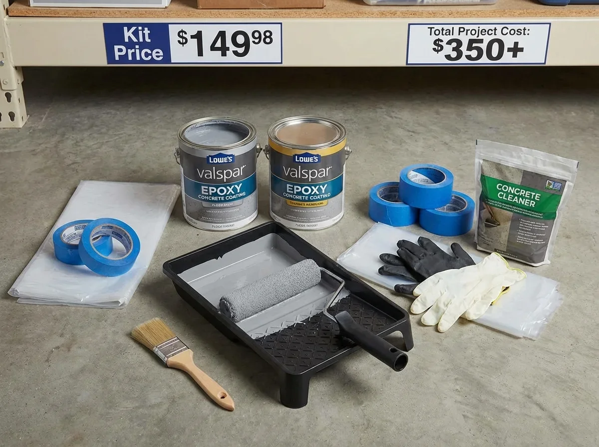 What Does a Lowe's Epoxy Kit Really Cost? — lowe's epoxy floor paint