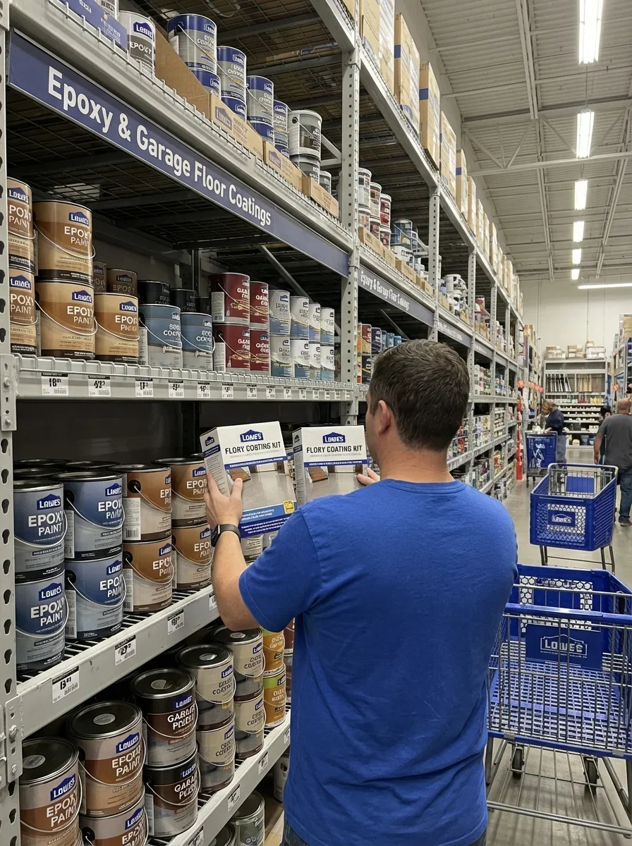 Lowe's Epoxy Floor Options — Retail Kits vs. Professional-Grade Coatings