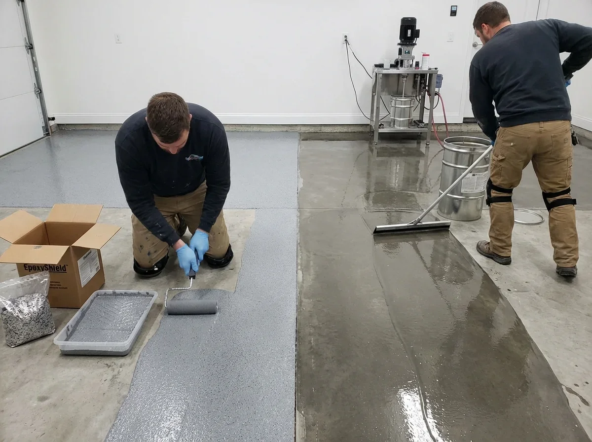 RustOleum Retail Products vs. Professional Systems — sherwin-williams epoxy floor colors