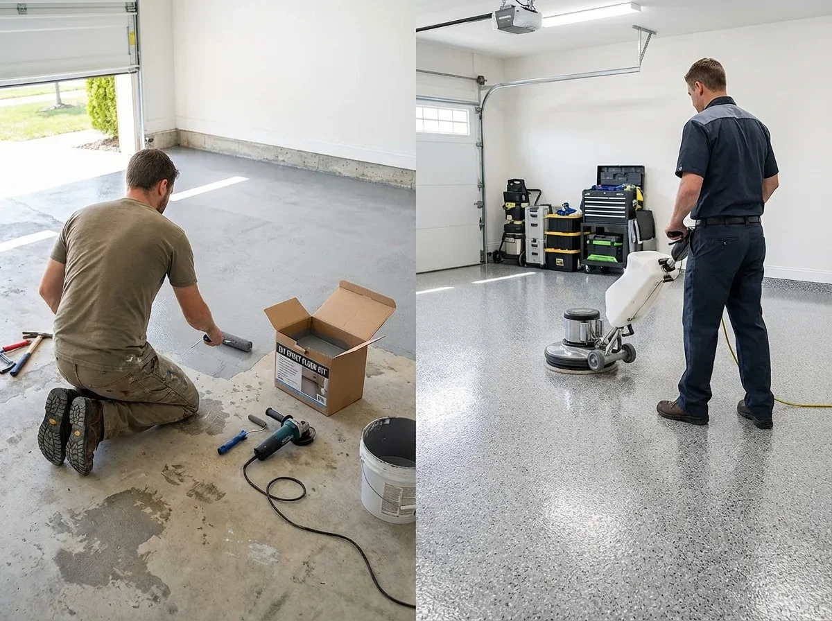 The True Cost of DIY vs. Professional Installation — epoxy garage floor kit