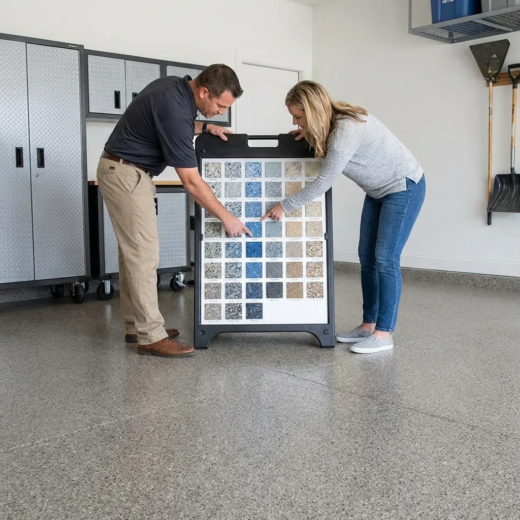 What to Ask Contractors About Color Options — epoxy garage floor colors