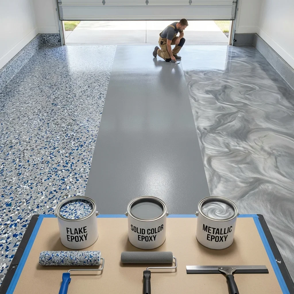 Specialty Coating Cost Comparison — Different Types of Epoxy Coatings for Garage Floors